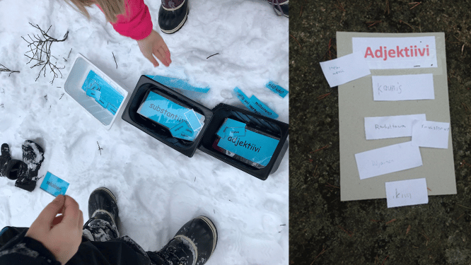 adjektiivit luonnossa