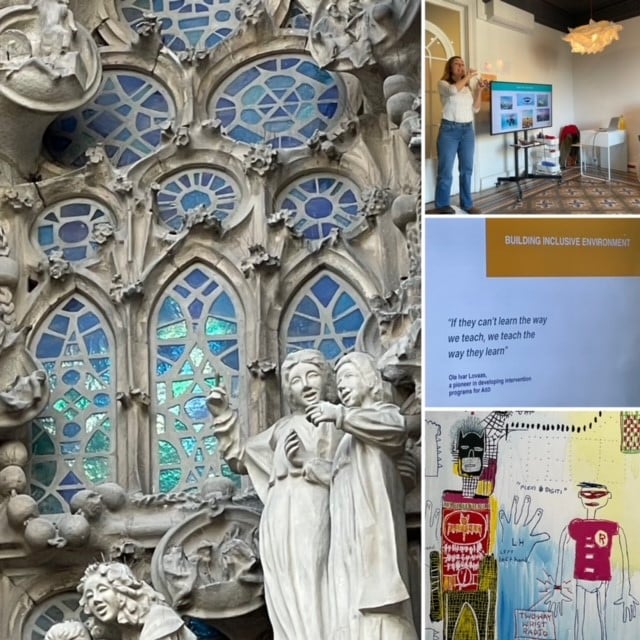 Kouluttautumista Barcelonassa