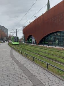 Raitiovaunu Saksan Dusseldorfissa.