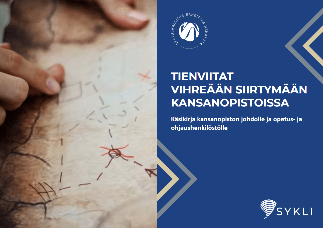 Tienviitat vihreään siirtymään kansanopistossa -käsikirja