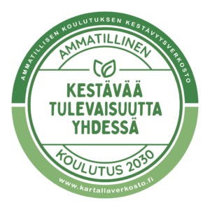Kestävää tulevaisuutta yhdessä kuvake.